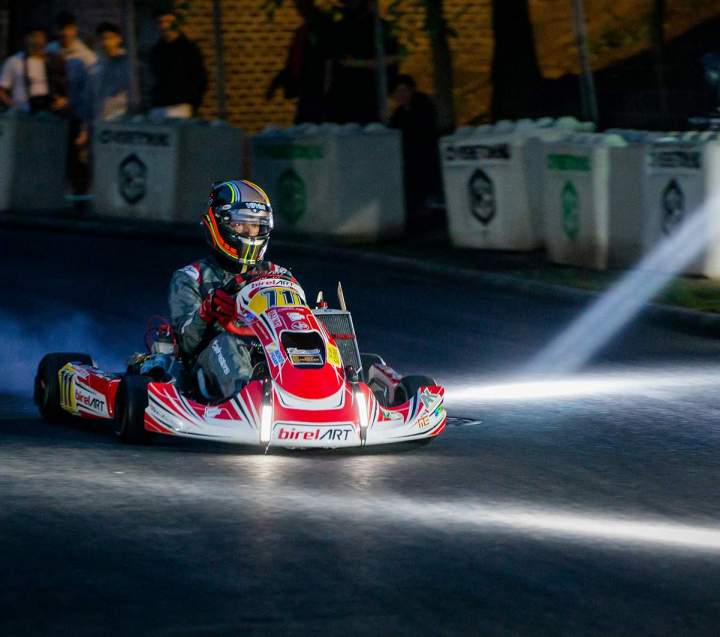 Piste de kart éclairée en Charente-Maritime